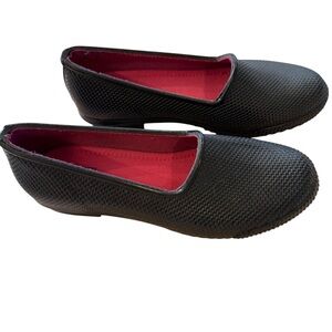 Cougar Rubber Shoes Women Size 7 Ruby Rain Black Waterproof Slip On EUC